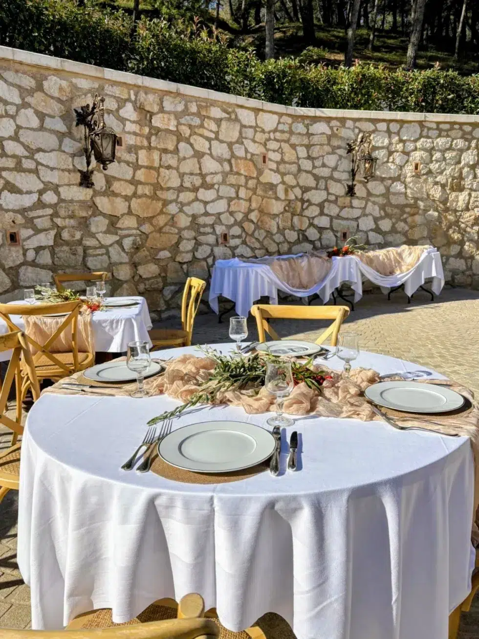 Réalisation anniversaire au Domaine Jourdan près d'aix en provence